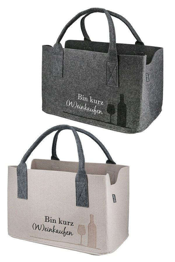 Felt shopping bag I'm short (W) shopping shopper carrying bag, handbag, gift, shopping bag