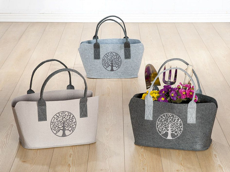 Filztasche "Lebensbaum" Shoppingtasche Tragetasche, Handtasche, Geschenk, Einkaufstasche,Baum Breite 40cm Filz