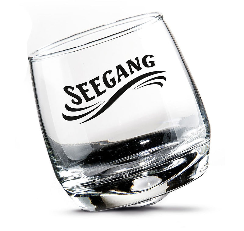 2er Set Wackelglas "Seegang" - Maritimes Meerfeeling zum Verschenken oder selbst genießen