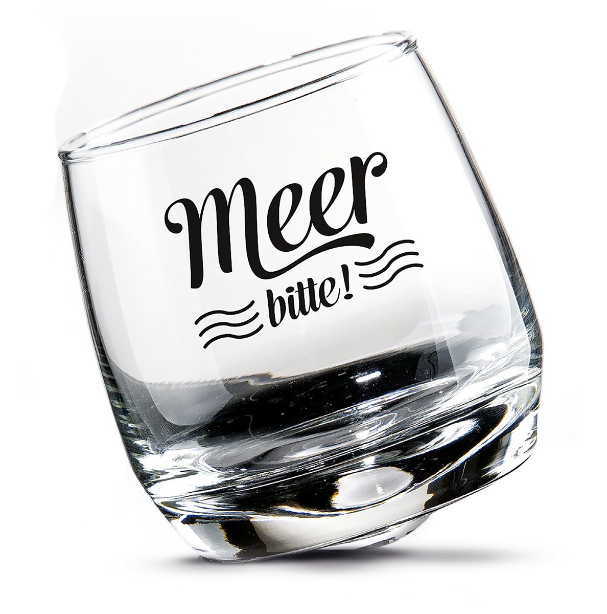 2er Set Wackelglas "Meer bitte" - Maritime Dekoration für Zuhause und Partys - Sozial und Fair hergestellt