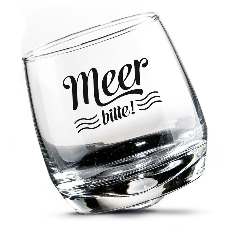 Set of 2 wobbly glasses "Sea please" - Maritime decoration for home and parties - Socially and fairly manufactured