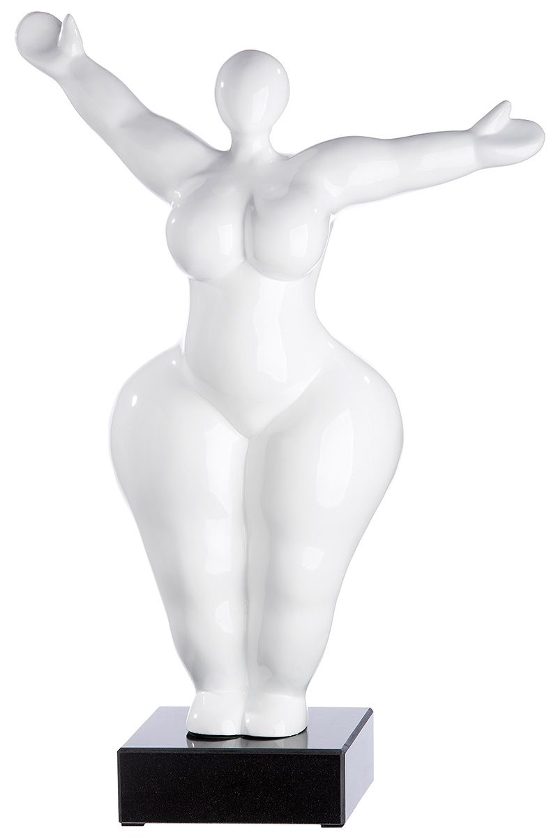 Lady Marleyn - a beautiful sculpture on a marble base, height 54cm