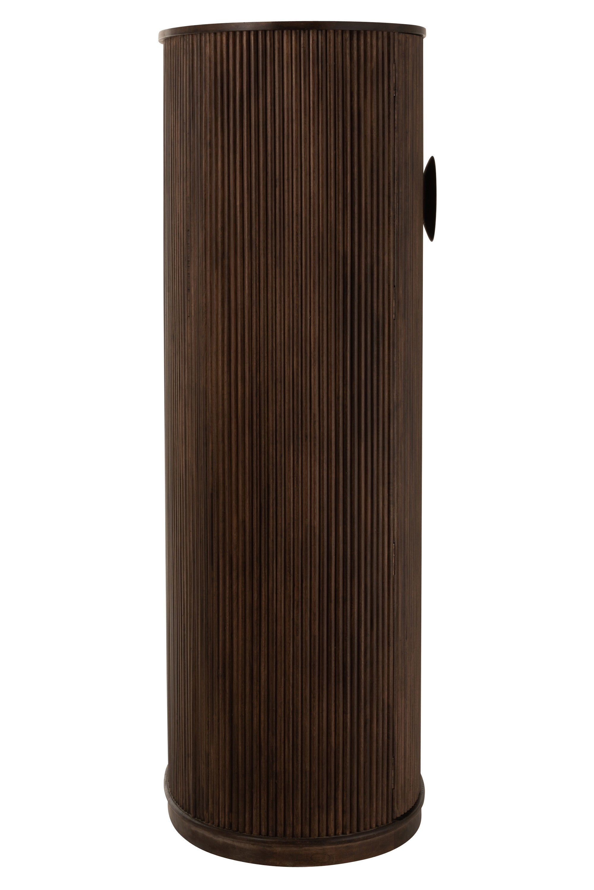 Exquisite design and functionality are combined in the handmade bar cabinet Reyi made of mango wood