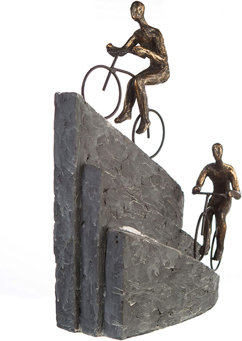 Handgefertigte Biker-Skulptur ZIEL von GILDE – Ein Ausdruck von Leidenschaft und Durchhaltevermögen