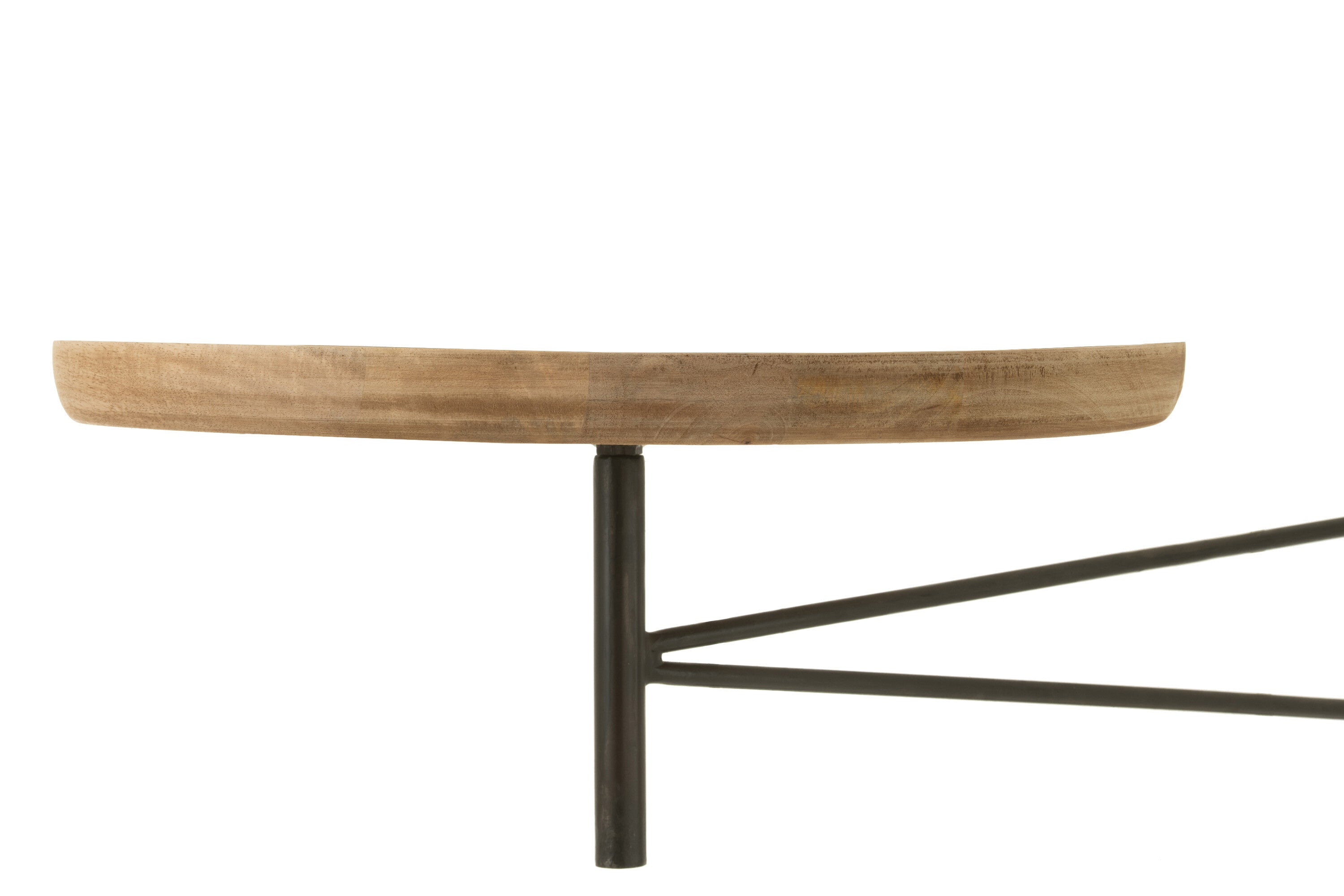 Wall table rotating round wood/metal for cafes, restaurants and bars