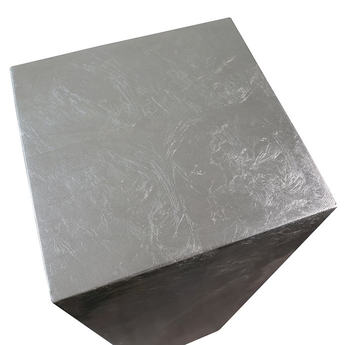 Säule "Solid" silberfarben - moderne Eleganz für jeden Raum