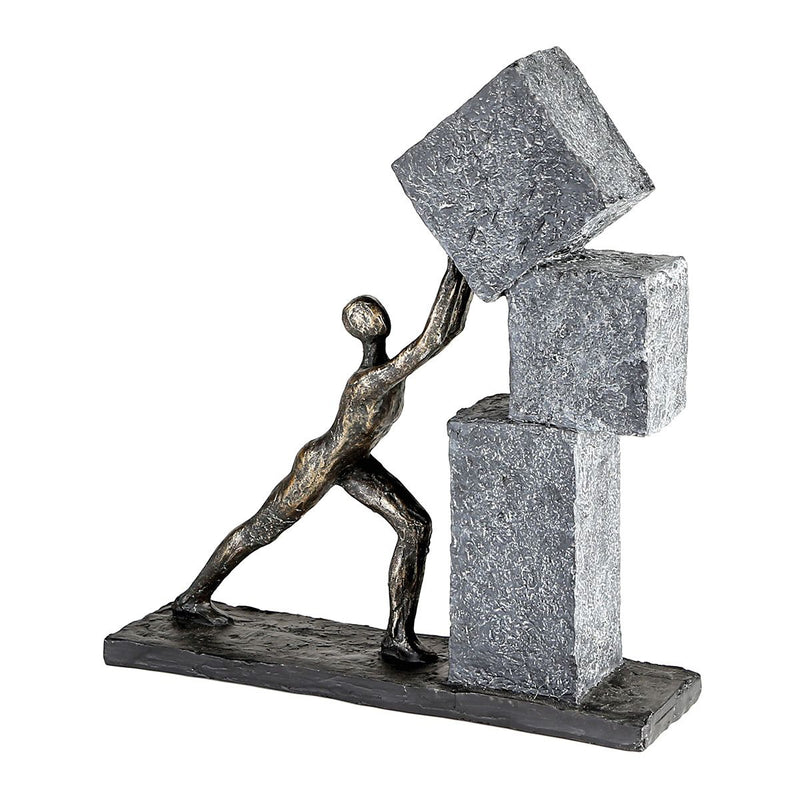 Skulptur Erfolg Stapeln Bronze Höhe 30,5cm Bronze Geschenkidee