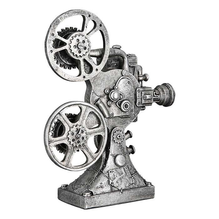 Skulptur Steampunk Camera aus Poly Höhe 23cm