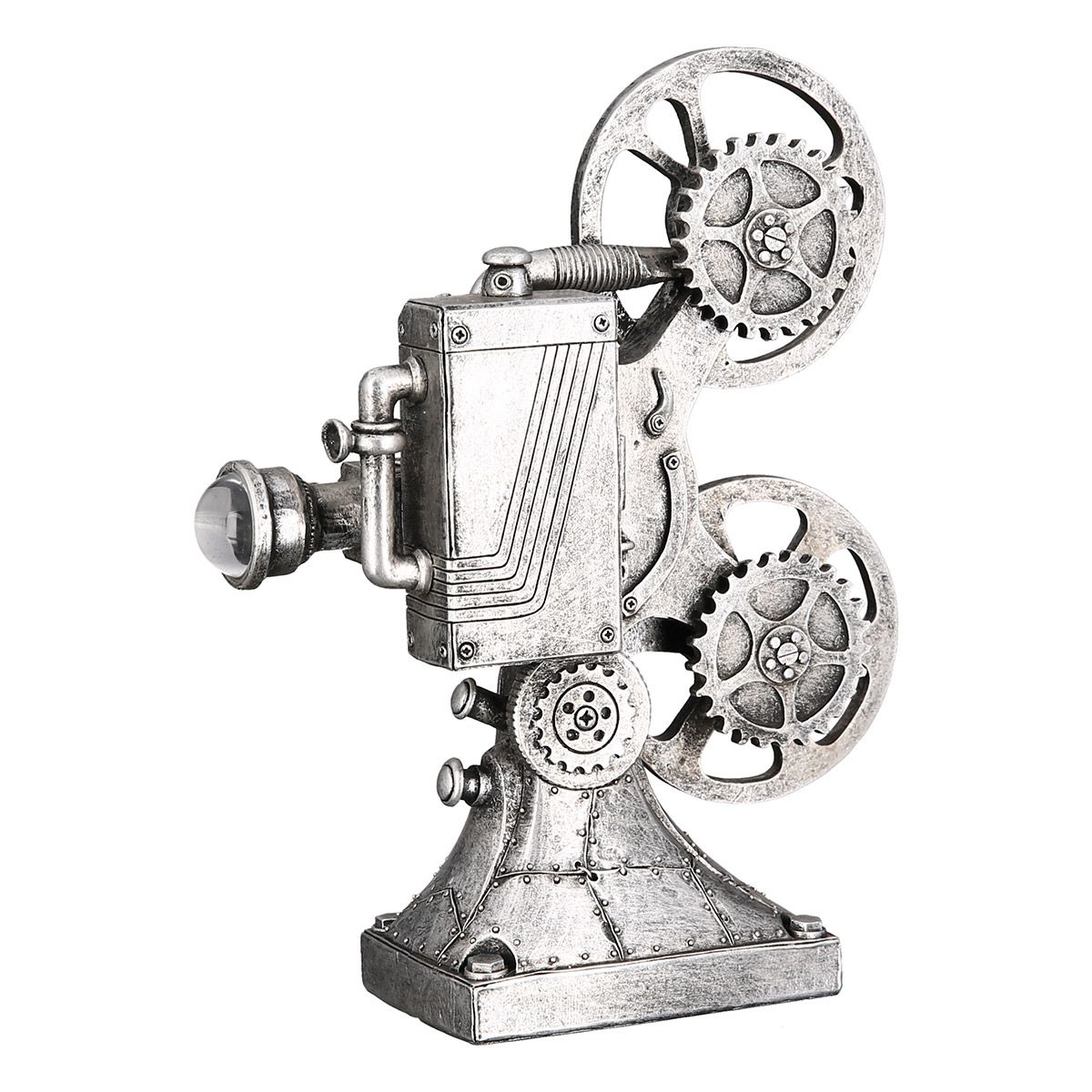 Skulptur Steampunk Camera aus Poly Höhe 23cm