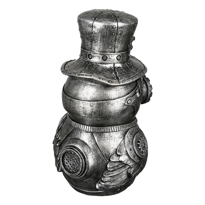 2er Set Poly Skulptur Steampunk Owl die Eule Höhe 23cm