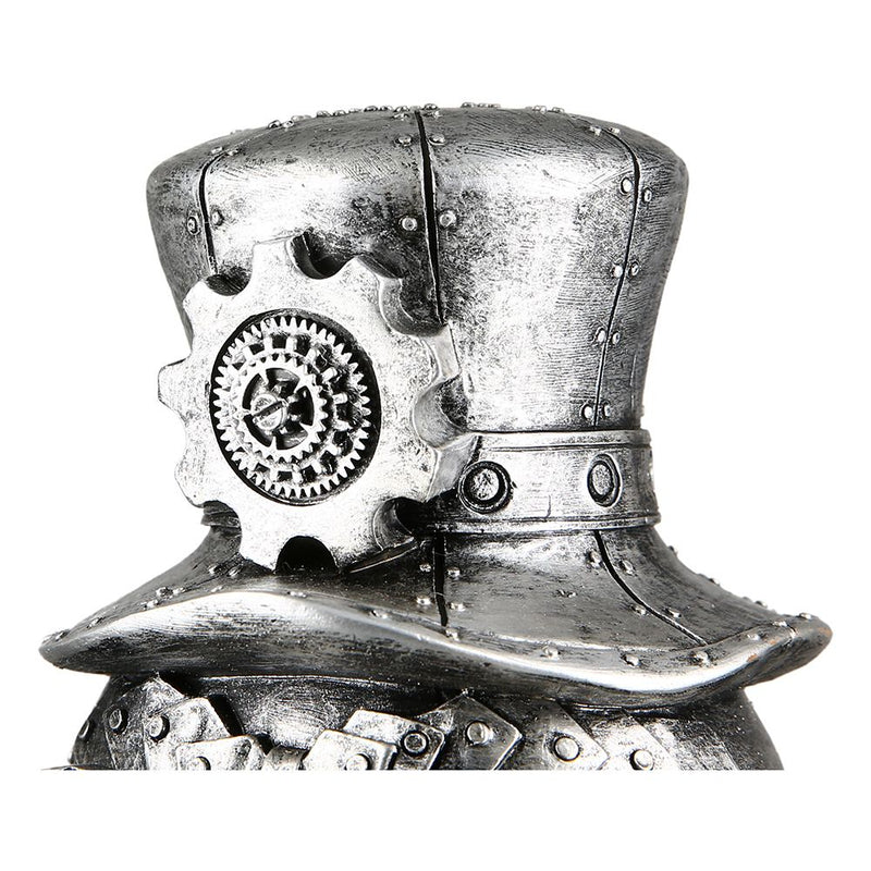 2er Set Poly Skulptur Steampunk Owl die Eule Höhe 23cm