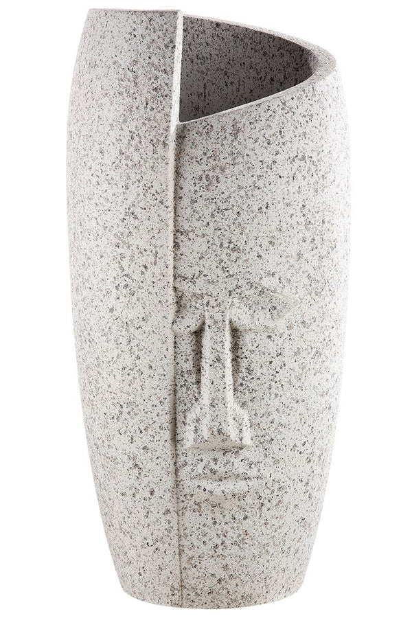 Planter Outdoor Vision gray concrete look pot height 91cm