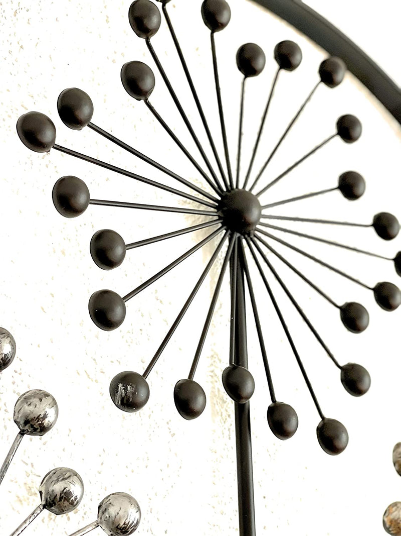 3D wall relief Numana - stylish metal decoration with dandelions