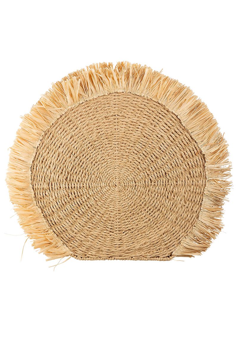 2 parts Seagrass Bast Newspaper Basket "Boho" Series Handmade