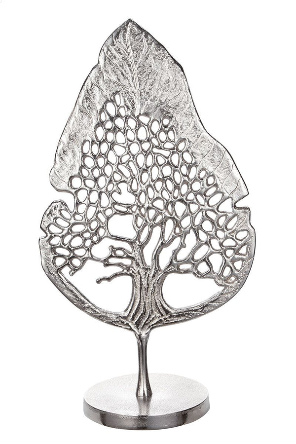 Elegance Qualitäts Skulptur „Tree“ Lebensbaum Aluminium