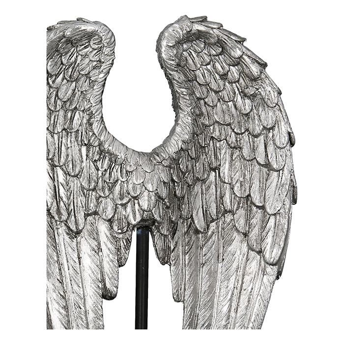 Skulptur Wing antik goldfarben oder silberfarben Engelsflügel