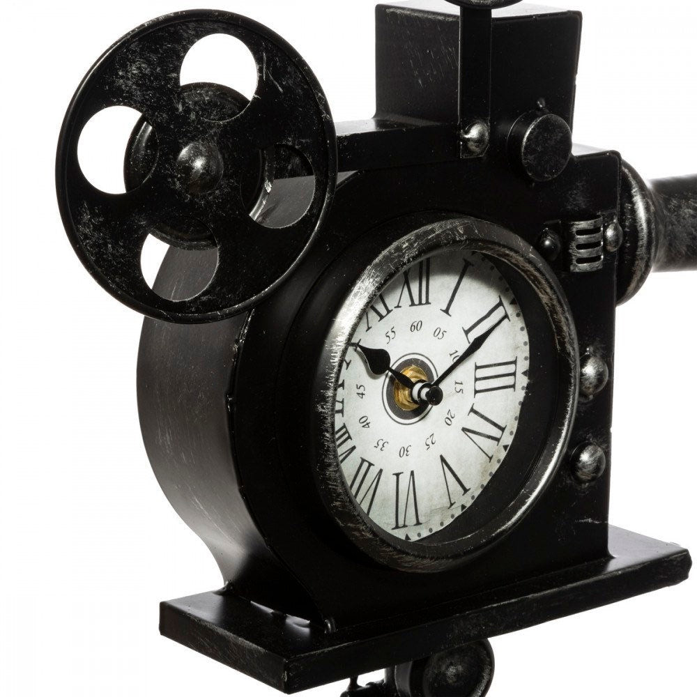 Nostalgische Videokamera Camcorder Standuhr Deko