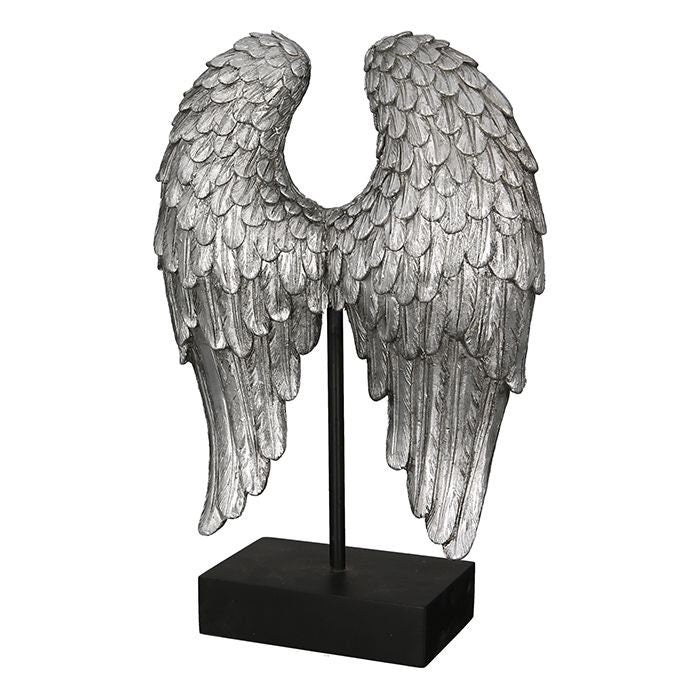 Skulptur Wing antik goldfarben oder silberfarben Engelsflügel