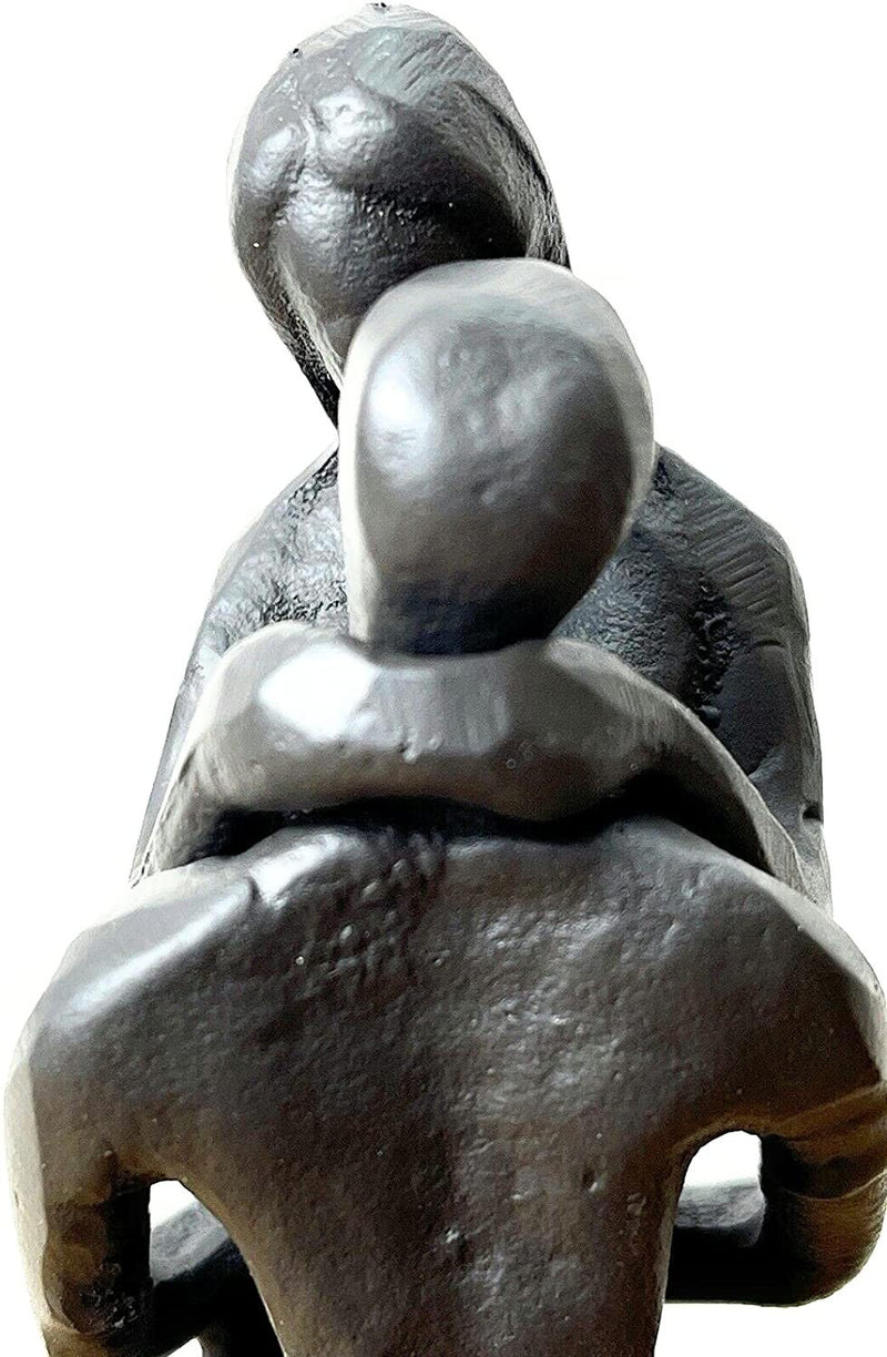MF Design Skulptur Kissing aus Eisen brüniert Höhe 19cm Romantiker Geschenkidee