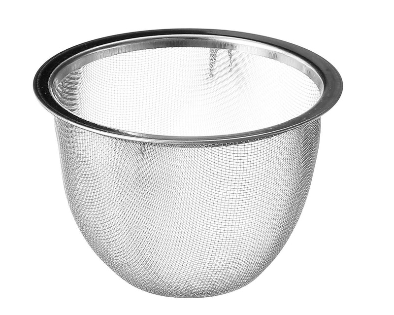 Japanische Gusseisen Teekanne mit Filter im asiatischen Stil mit Sieb schwarz 600 ml Teekessel Teebereiter Teezubereiter