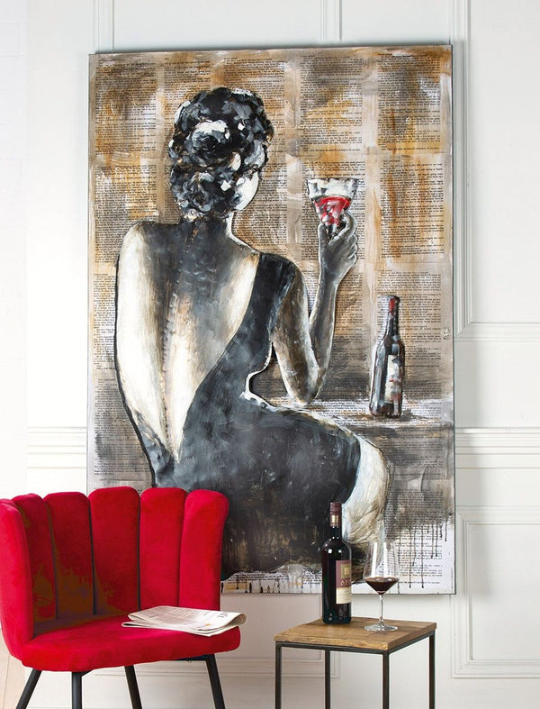 3D metalen foto WONDERFULL WOMEN kunstobject beauty kunstwerk handgemaakt 150x100cm