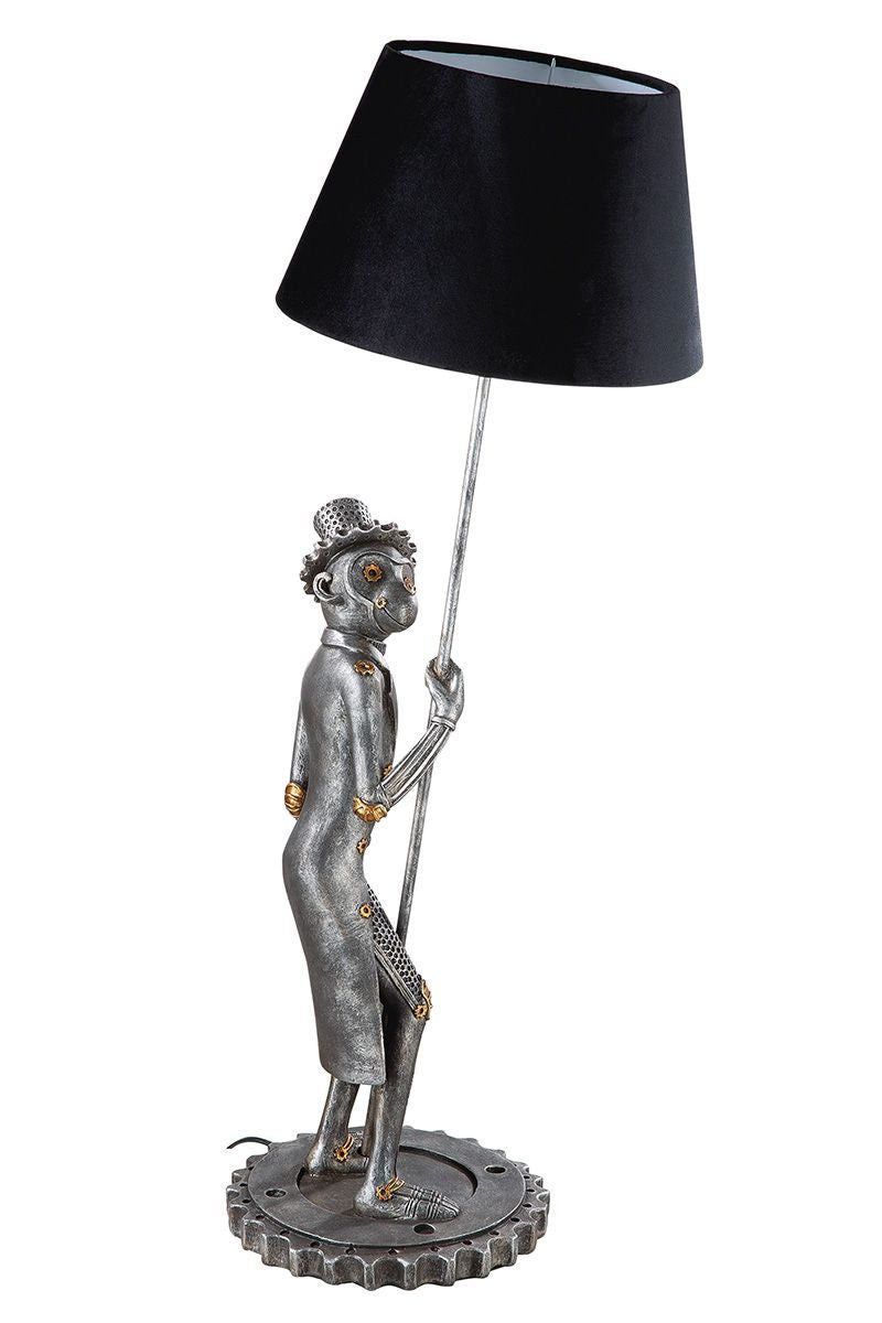 Tischlampe Steampunk MONKEY aus Poly Höhe 90cm