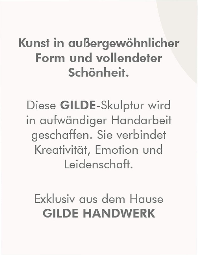 Sculpture Francis Paar Kuss kniende Figuren in Natursteinoptik H 42 cm Handarbeit Qualitäts Produkt Handgefertigt