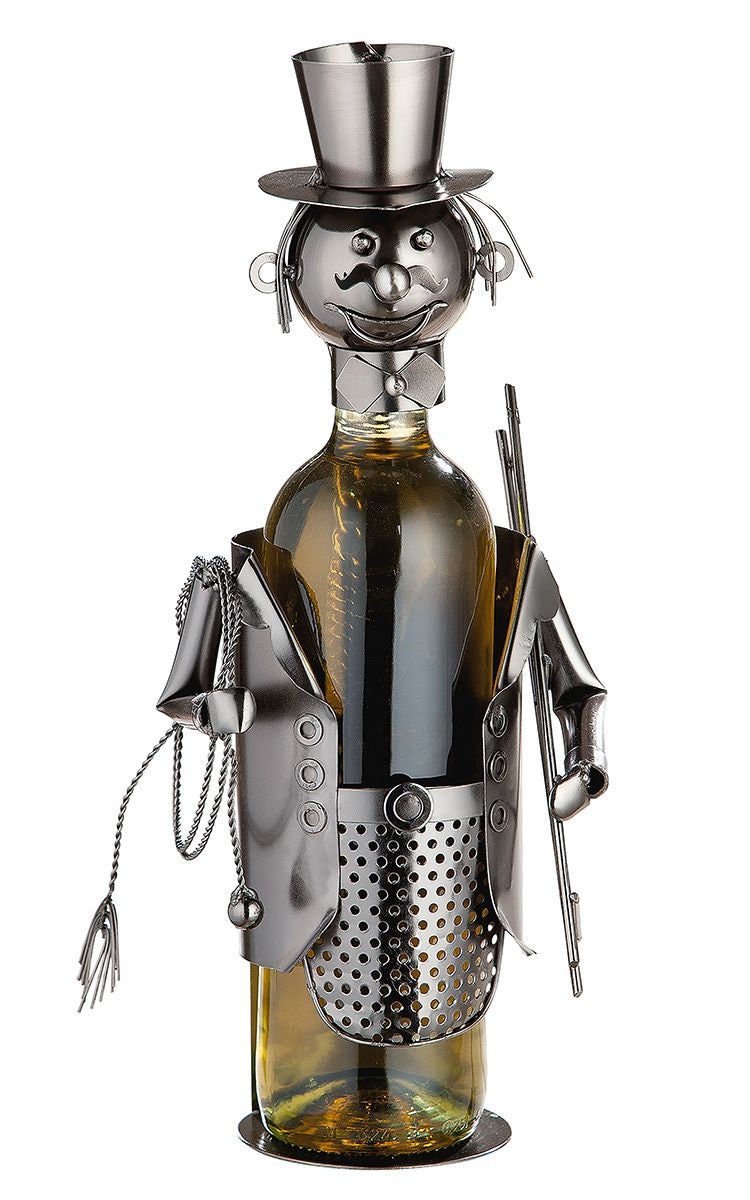 Beer wine bottle holder "chimney sweep" gift idea height 26cm handmade birthday present