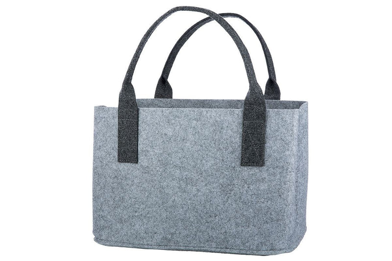 Felt bag in dark gray or gray "cat" shopper tote bag, handbag, gift, shopping bag, animal love, cat love 40cm Kitty