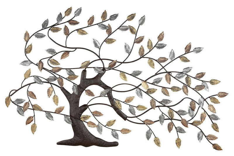 3D metalen foto AUTUMN STORM - handgemaakt kunstwerk voor wanddecoratie