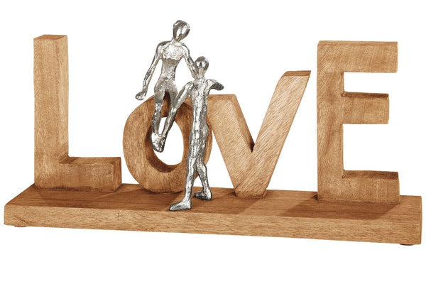 Skulptur Schriftzug LOVE - Die perfekte Dekoration für Romantiker und moderne Wohnräume