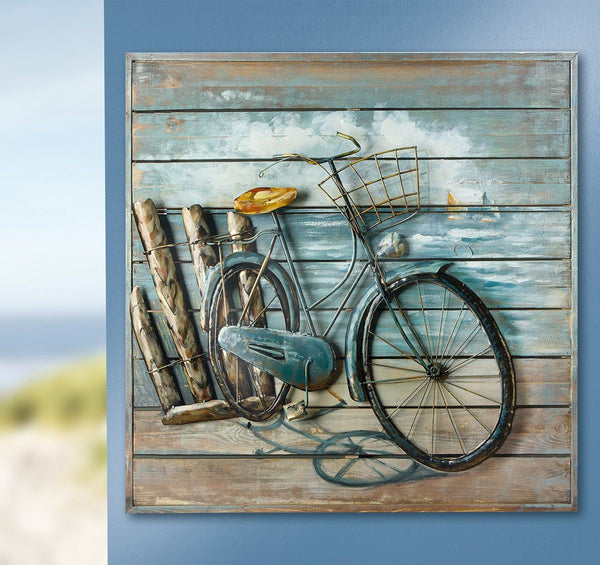 Gilde GALLERY Schilderij Enjoy The Ride Kunstobject "Gilde Gallery" handwerk 80x80cm