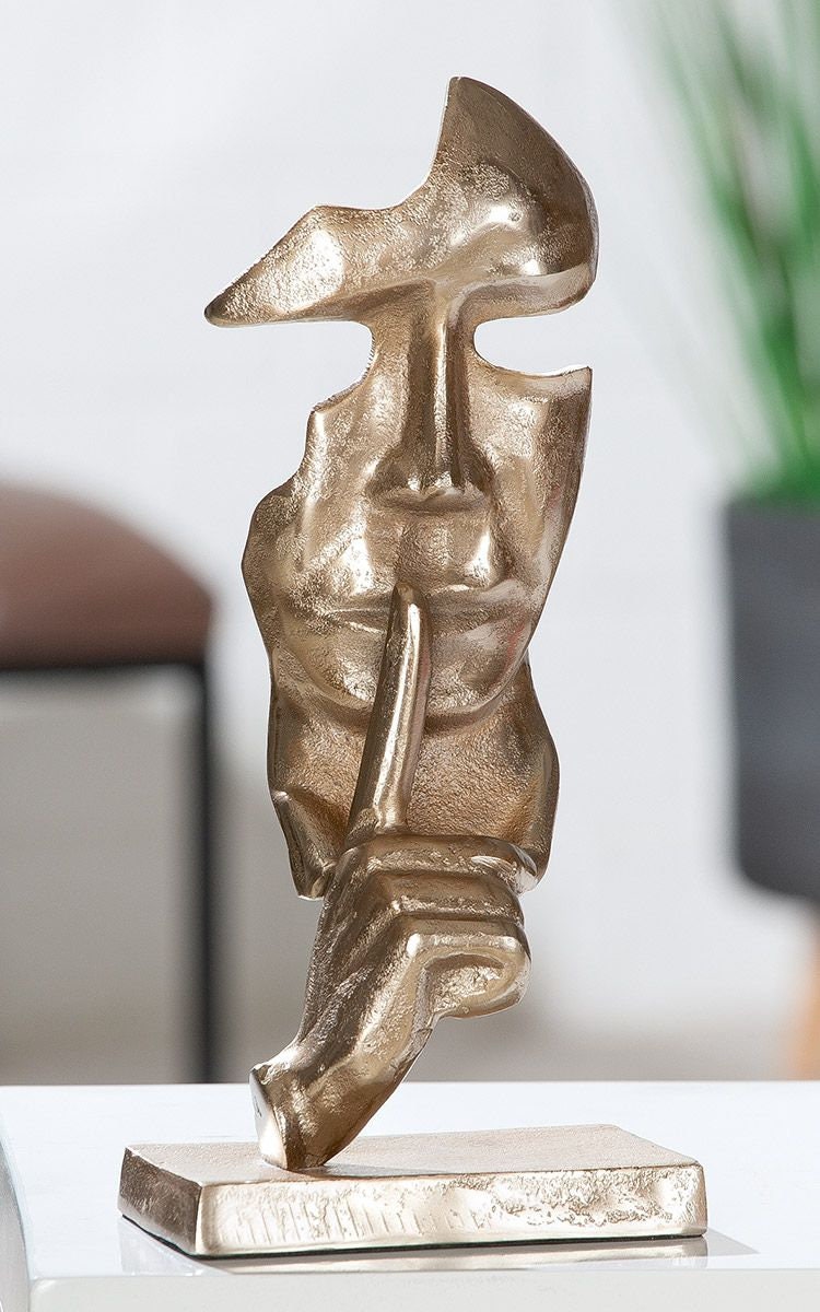 Decorative object "Nostro" champagne colored made of aluminum - A stylish gift idea from Gilde