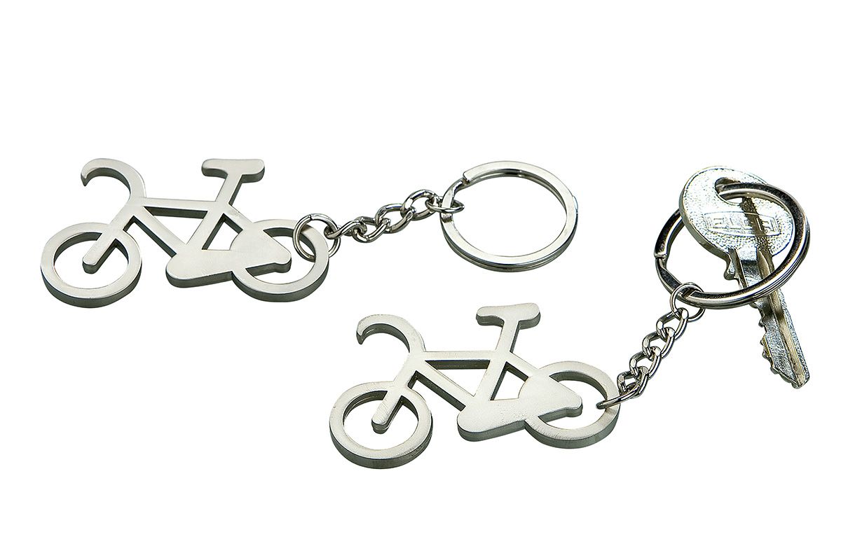 18er Set Metall Schlüsselanhänger Bike mit Flaschenöffner