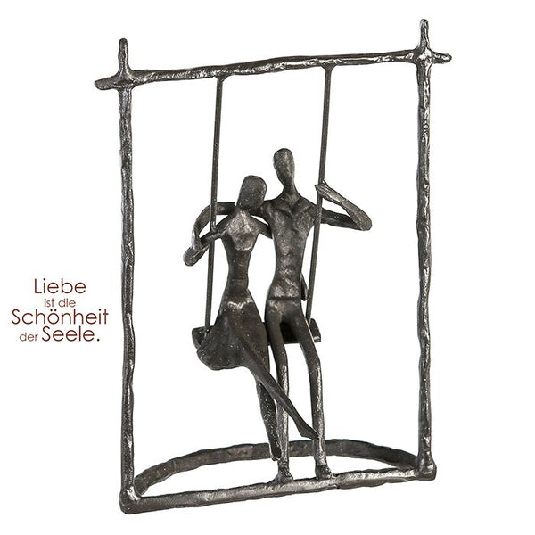 Schaukelnde Liebe - Die romantische Skulptur für Ihr Zuhause oder Büro