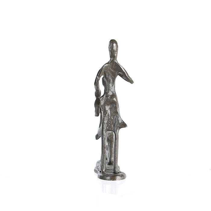 Eisen Skulptur Marry Me Heiratsantrag mit Spruchanhänger